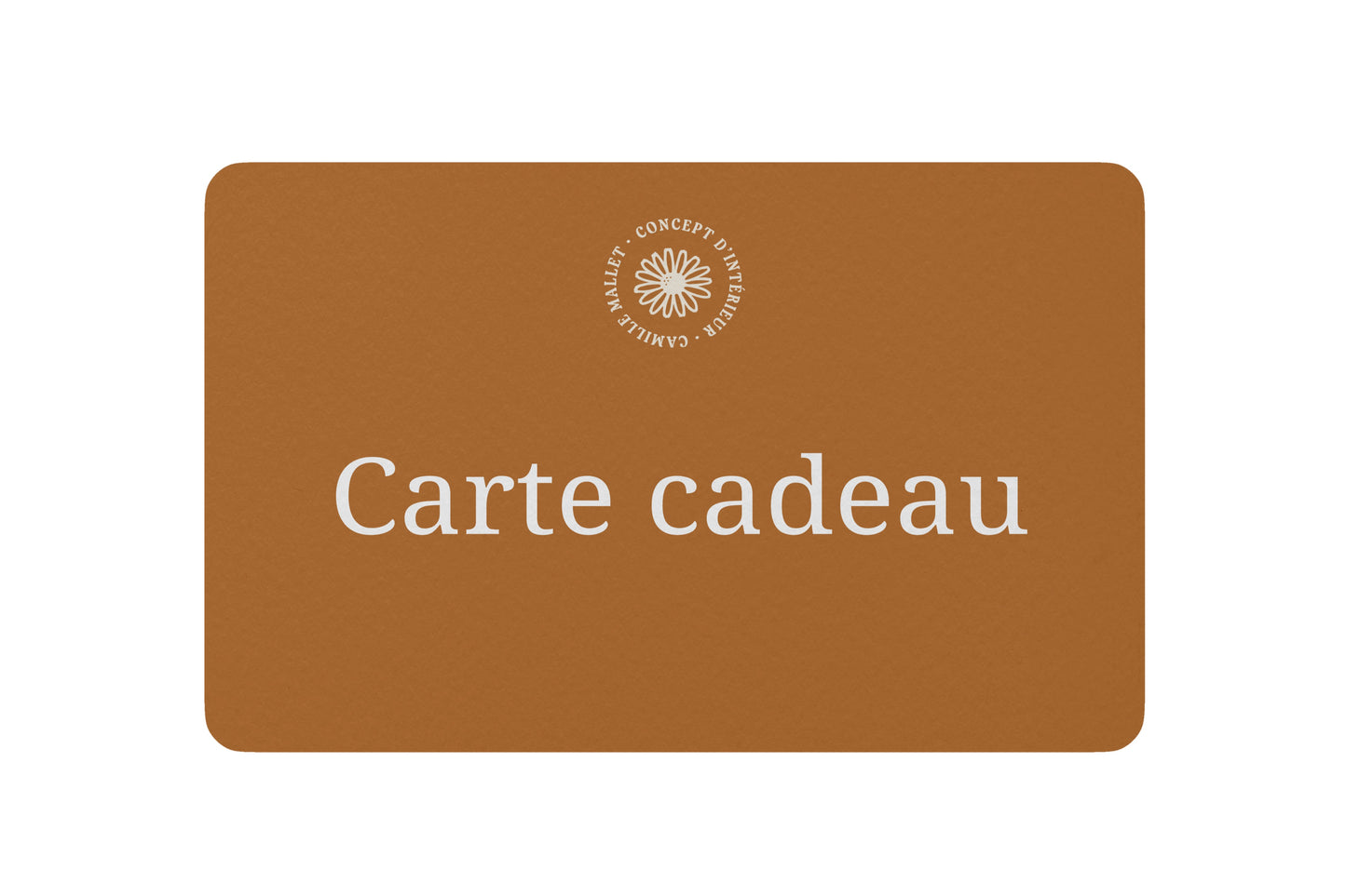 Carte cadeau maison & décoration - Camille Mallet intérieur
