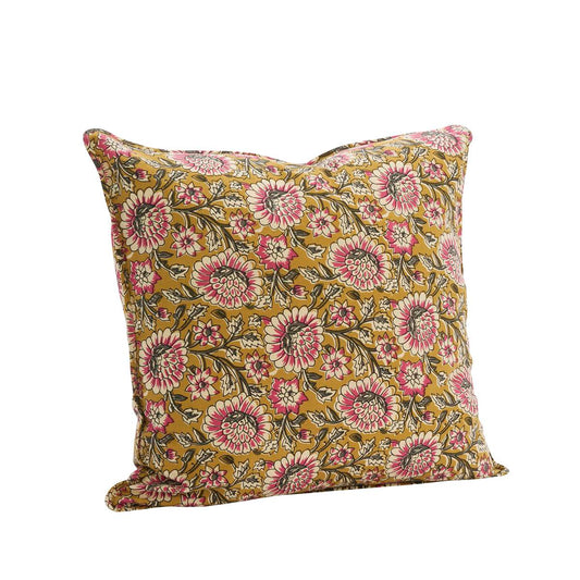 Housse de coussin JULIETTE 50x50 imprimée indienne