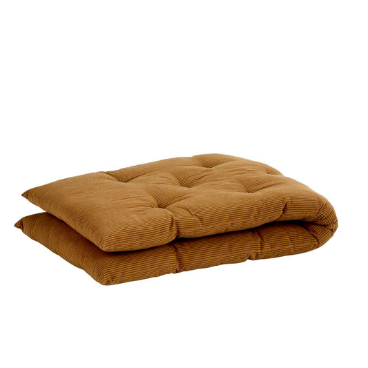 Matelas en coton rayé 45x125 amande