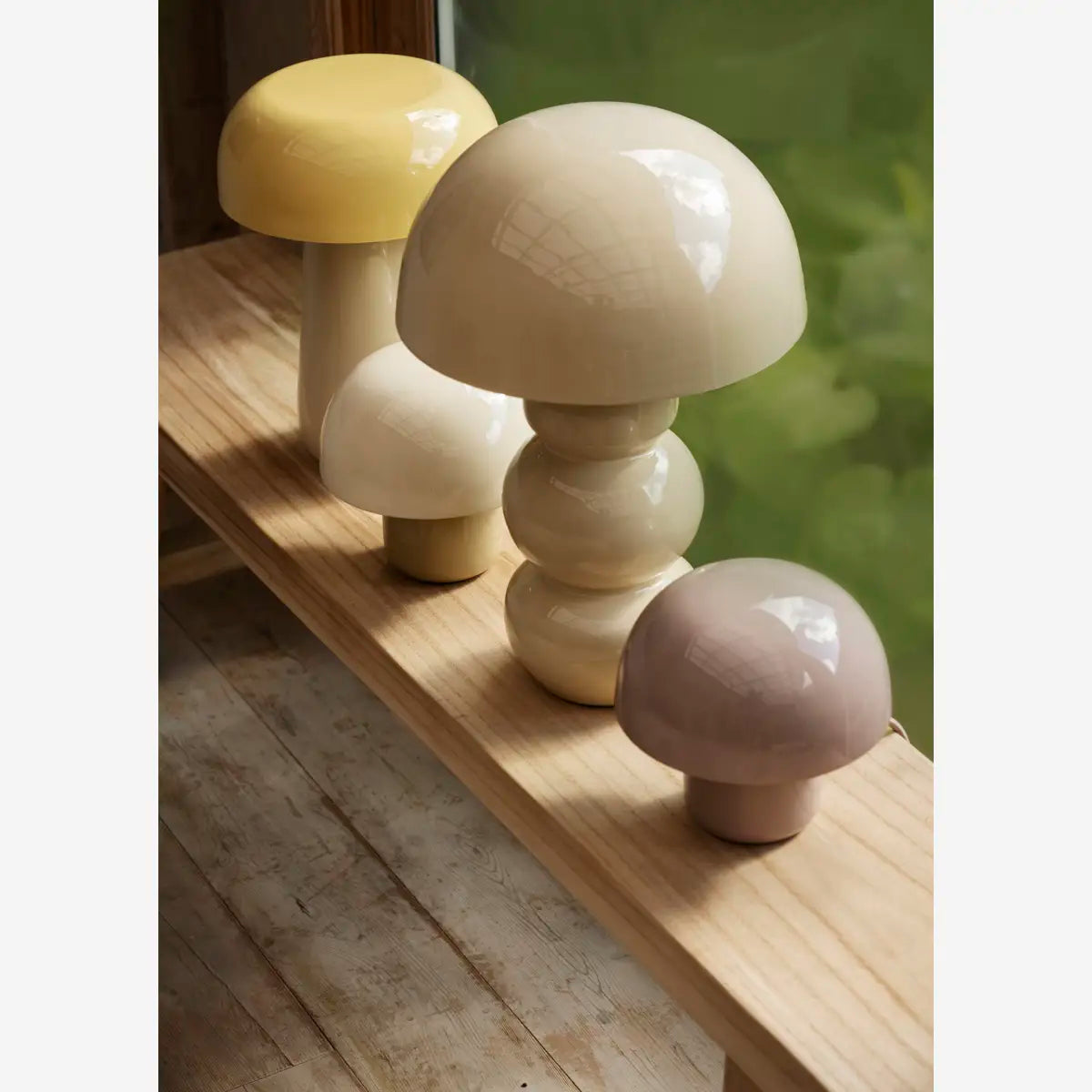 Lampe de table champignon émaillée MAUD