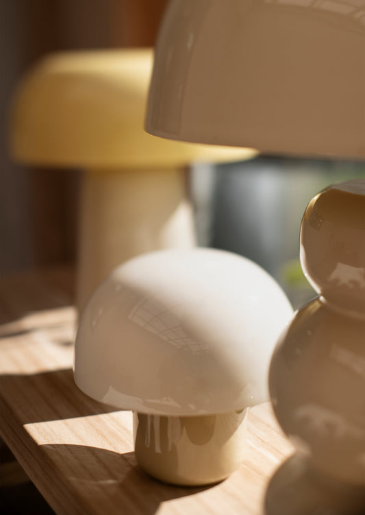 Lampe de table champignon émaillée MAUD